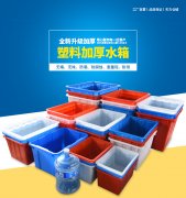 加厚長方形塑料水箱水產(chǎn)養(yǎng)殖桶廠家直銷